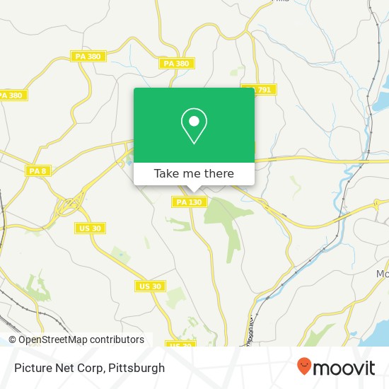 Picture Net Corp map