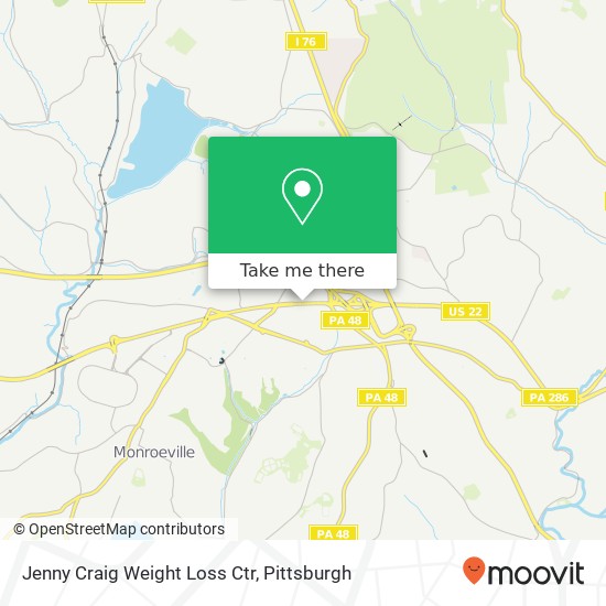 Jenny Craig Weight Loss Ctr map