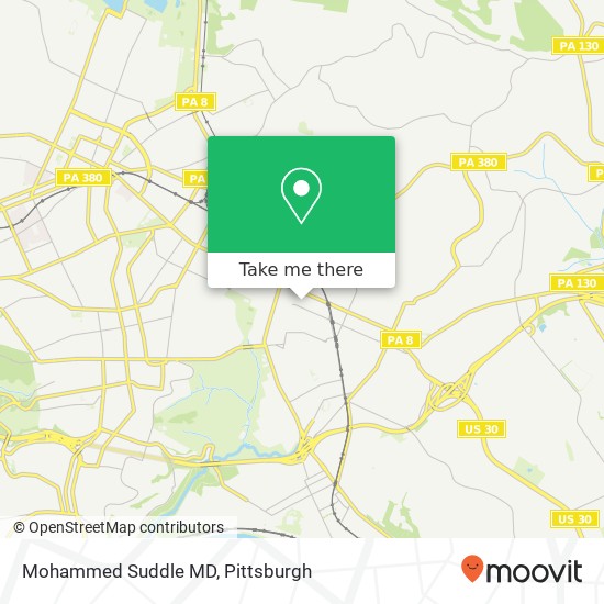 Mapa de Mohammed Suddle MD