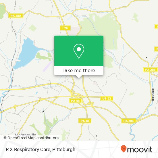 R X Respiratory Care map