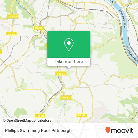 Phillips Swimming Pool map