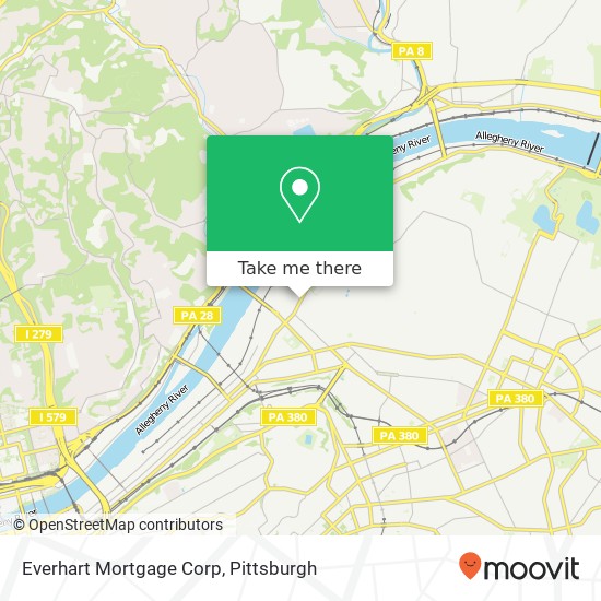 Everhart Mortgage Corp map