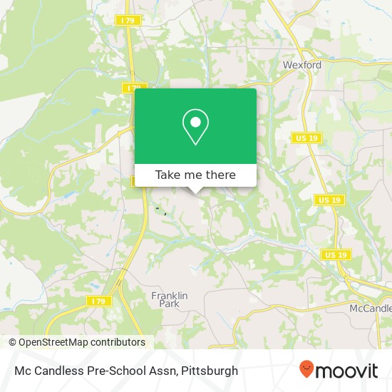 Mc Candless Pre-School Assn map