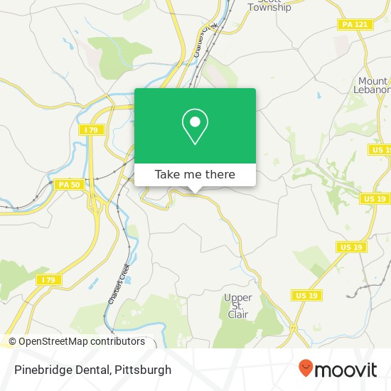 Pinebridge Dental map