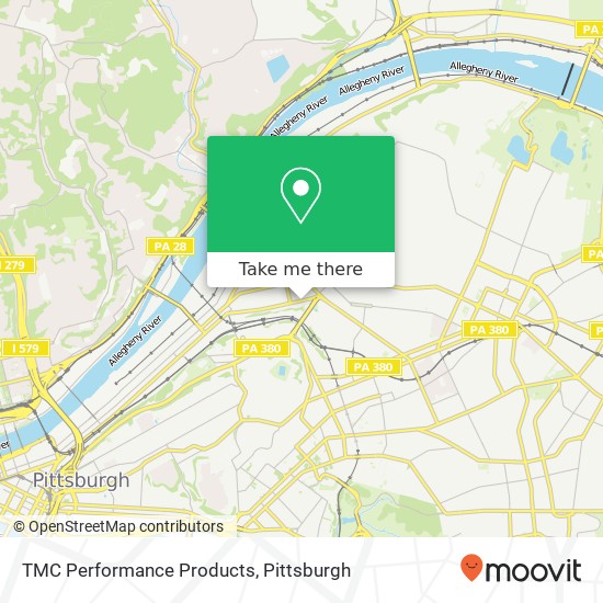 Mapa de TMC Performance Products