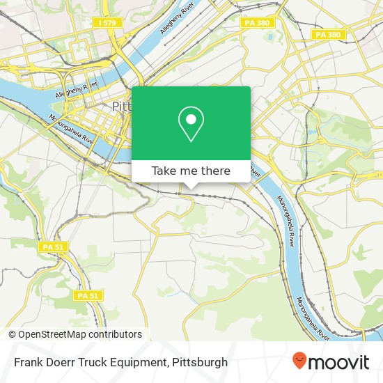 Frank Doerr Truck Equipment map
