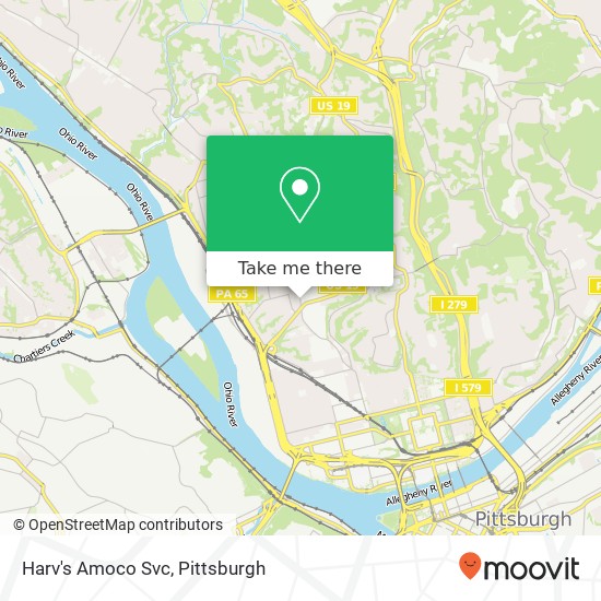 Mapa de Harv's Amoco Svc