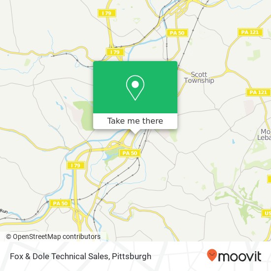 Fox & Dole Technical Sales map