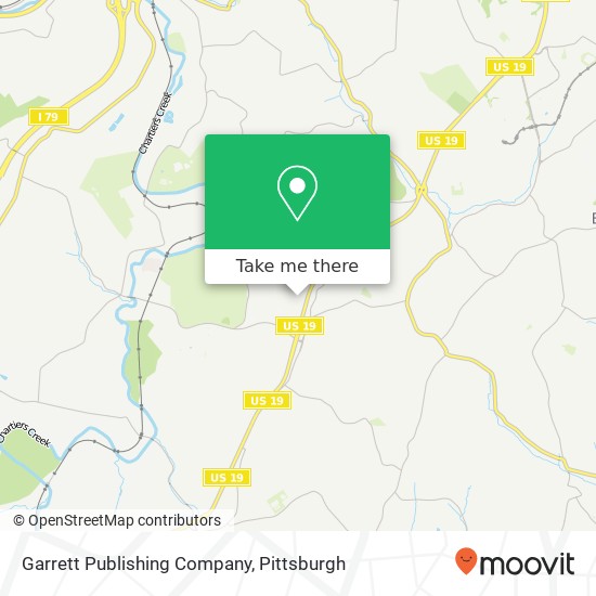 Garrett Publishing Company map