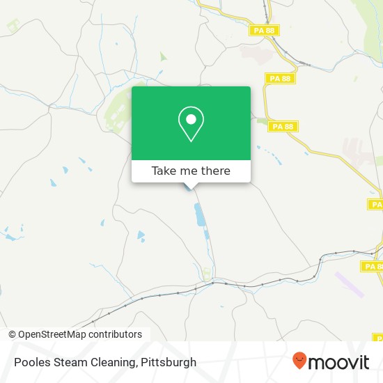 Pooles Steam Cleaning map