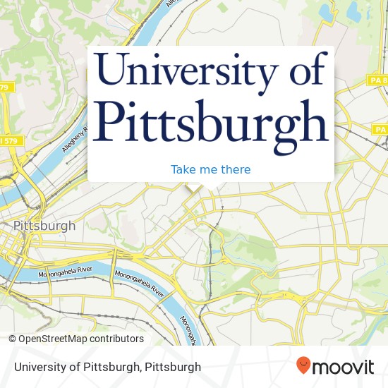 Mapa de University of Pittsburgh