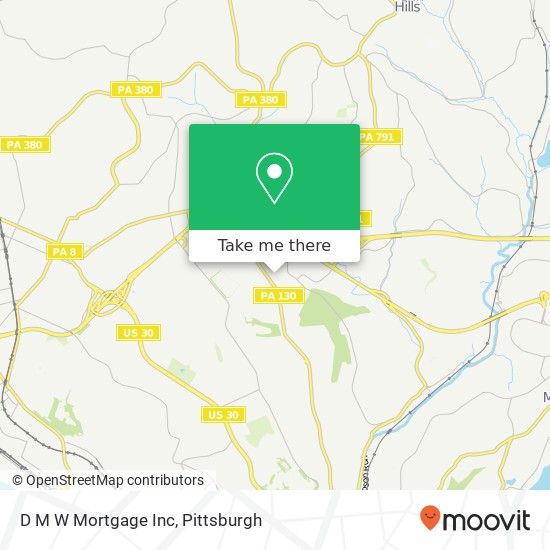 D M W Mortgage Inc map