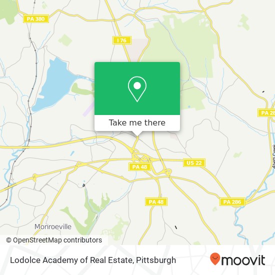 Lodolce Academy of Real Estate map