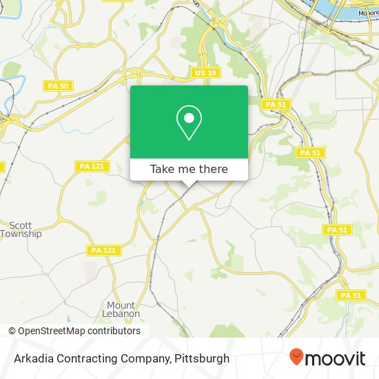 Arkadia Contracting Company map