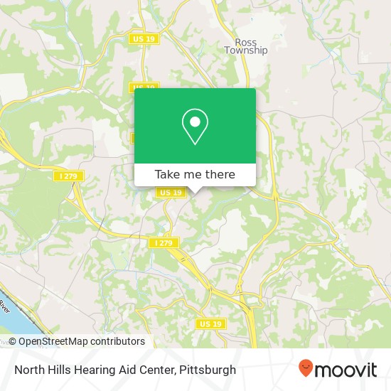 North Hills Hearing Aid Center map