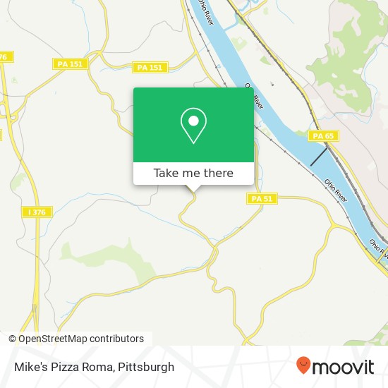 Mapa de Mike's Pizza Roma