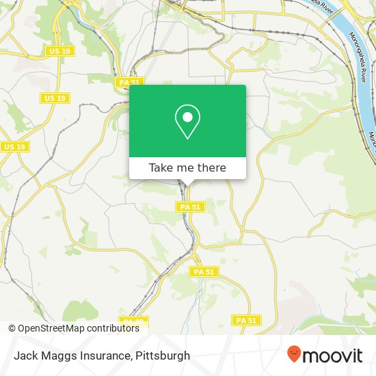 Mapa de Jack Maggs Insurance