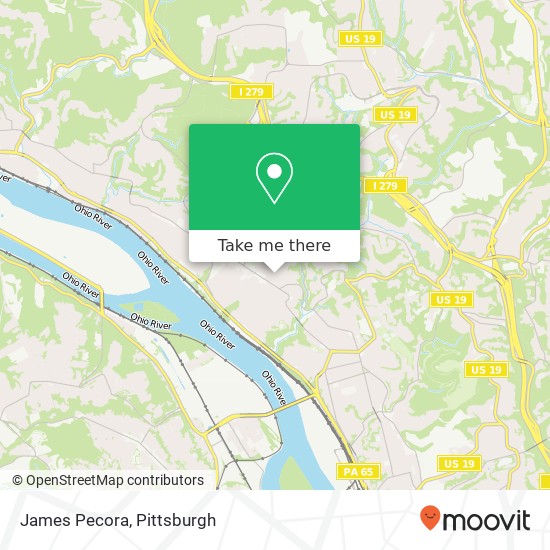 Mapa de James Pecora