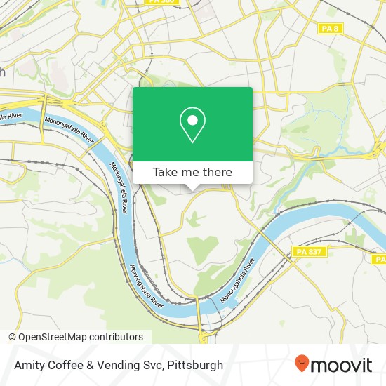 Mapa de Amity Coffee & Vending Svc