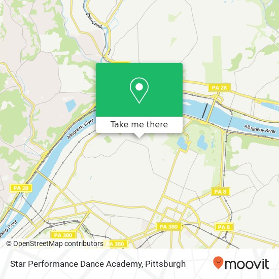 Star Performance Dance Academy map