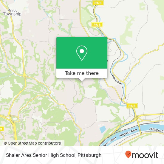 Mapa de Shaler Area Senior High School