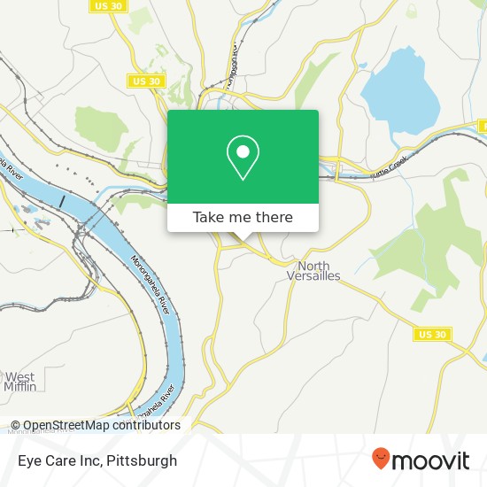 Eye Care Inc map