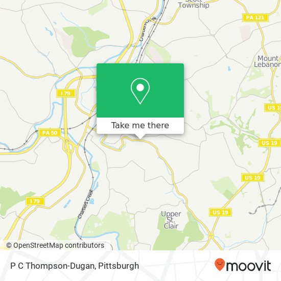 Mapa de P C Thompson-Dugan