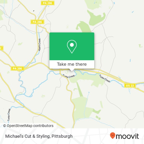 Michael's Cut & Styling map