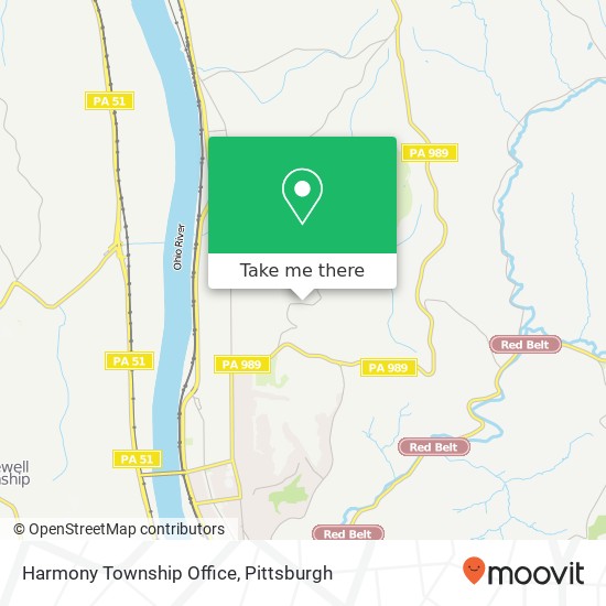 Mapa de Harmony Township Office