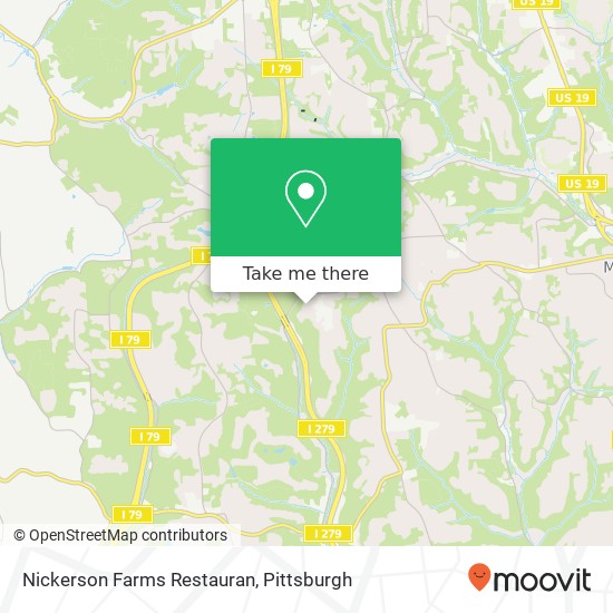 Mapa de Nickerson Farms Restauran