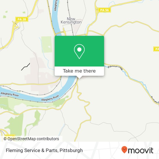 Mapa de Fleming Service & Parts