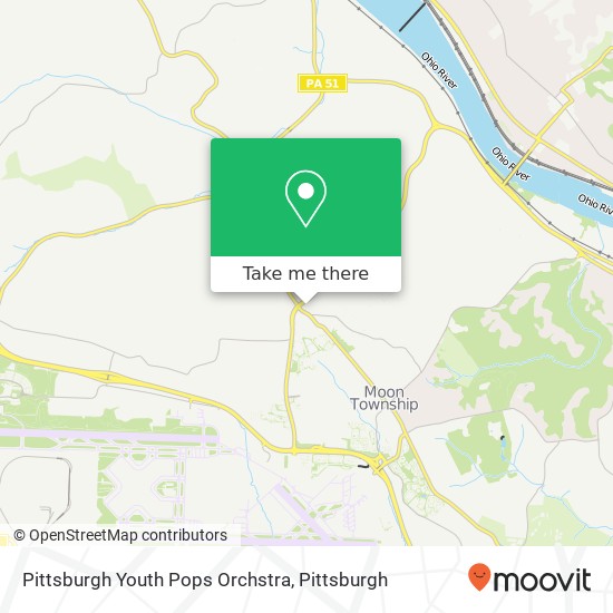 Mapa de Pittsburgh Youth Pops Orchstra