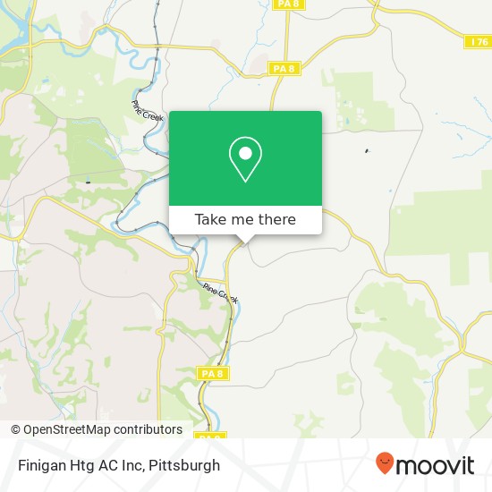 Mapa de Finigan Htg AC Inc