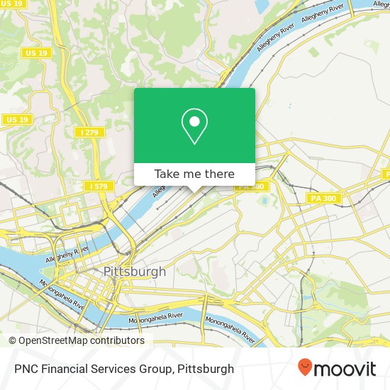 Mapa de PNC Financial Services Group