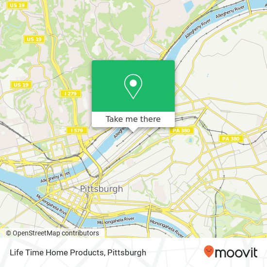Mapa de Life Time Home Products