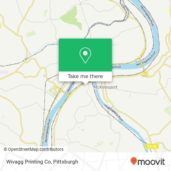 Mapa de Wivagg Printing Co