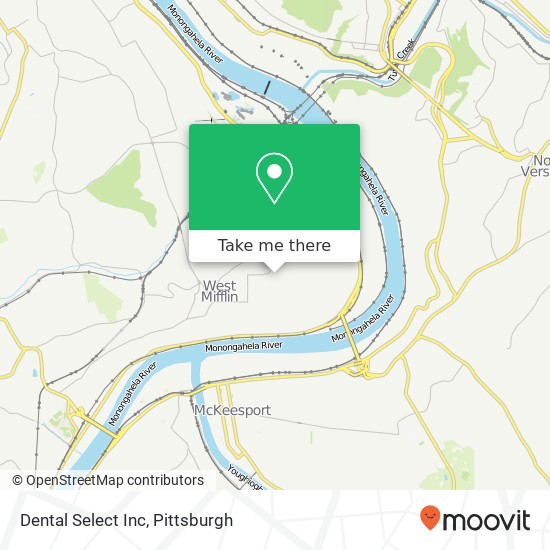 Mapa de Dental Select Inc