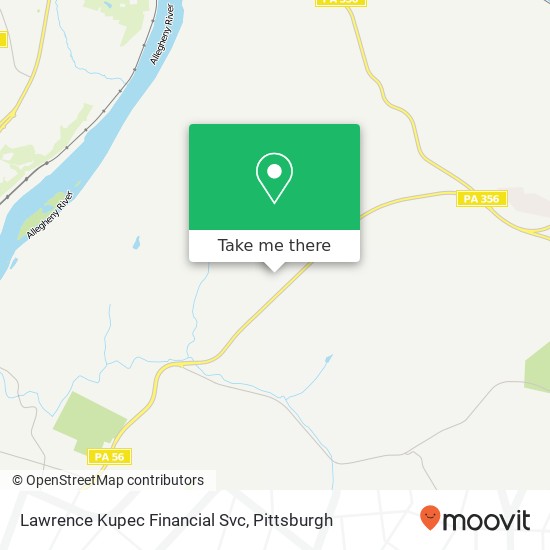 Lawrence Kupec Financial Svc map