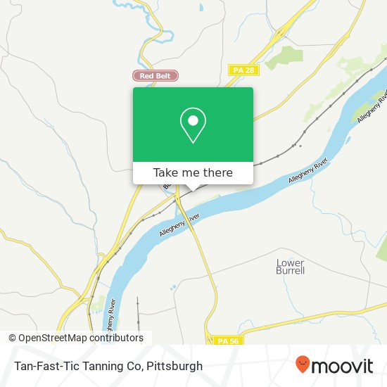 Tan-Fast-Tic Tanning Co map