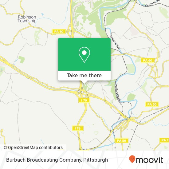 Burbach Broadcasting Company map