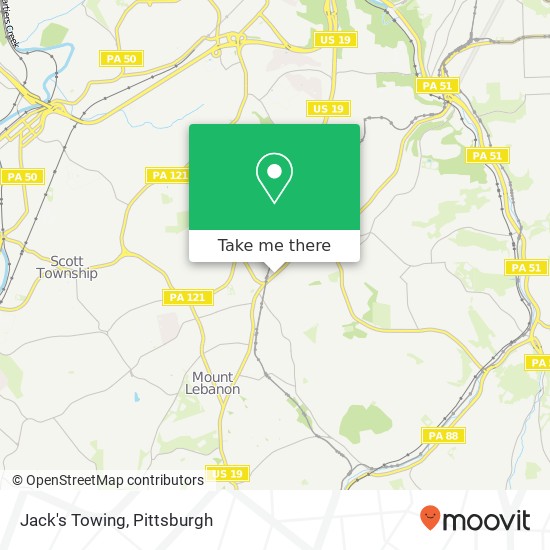 Mapa de Jack's Towing