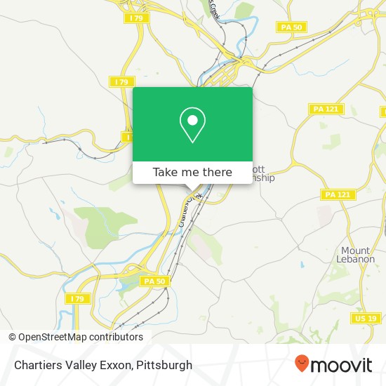 Mapa de Chartiers Valley Exxon