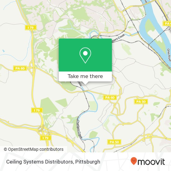 Ceiling Systems Distributors map