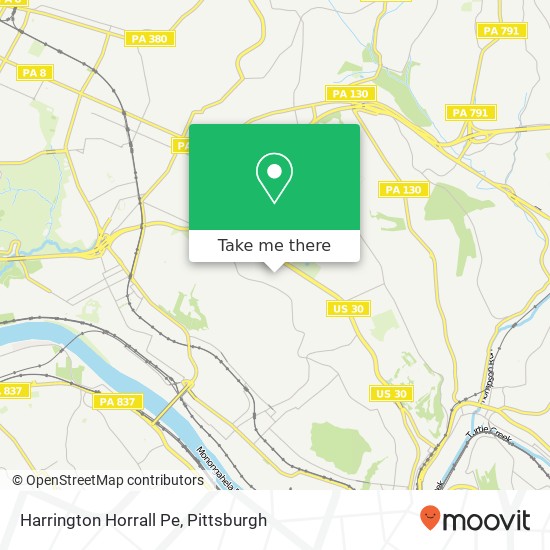 Mapa de Harrington Horrall Pe