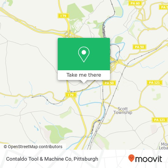 Contaldo Tool & Machine Co map