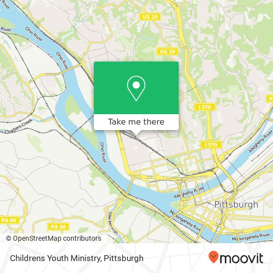 Childrens Youth Ministry map