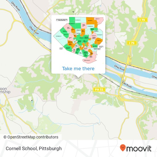 Mapa de Cornell School