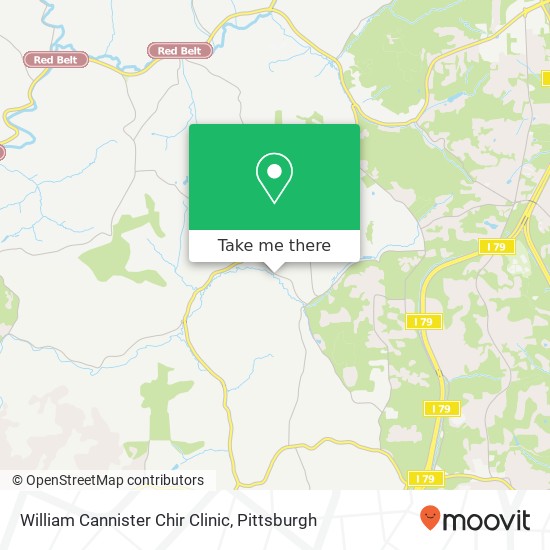 Mapa de William Cannister Chir Clinic