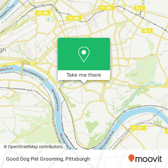 Good Dog Pet Grooming map