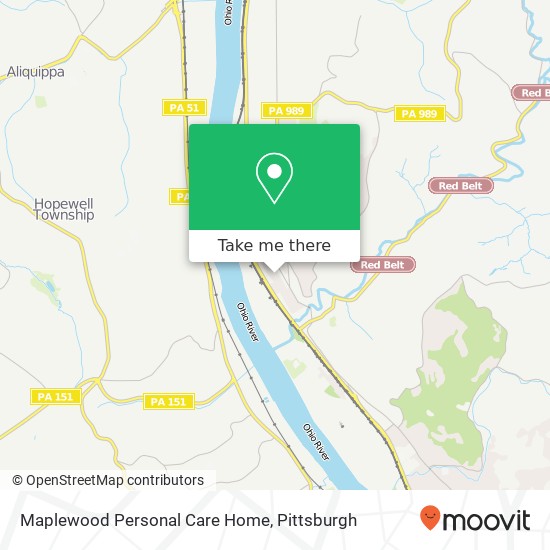 Maplewood Personal Care Home map